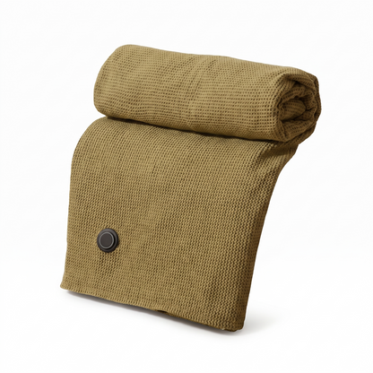 Hugmora heated wrap in Olive Green