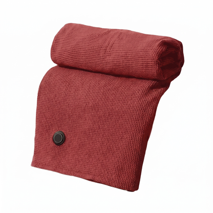 Hugmora heated wrap in Wine Red